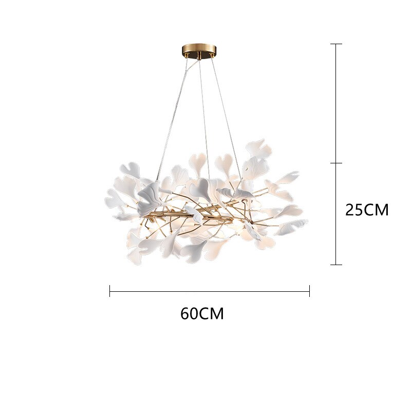 ChandeliersDecor.com-Kitchen Island-Leaf Chandelier: Stunning Lighting Fixture