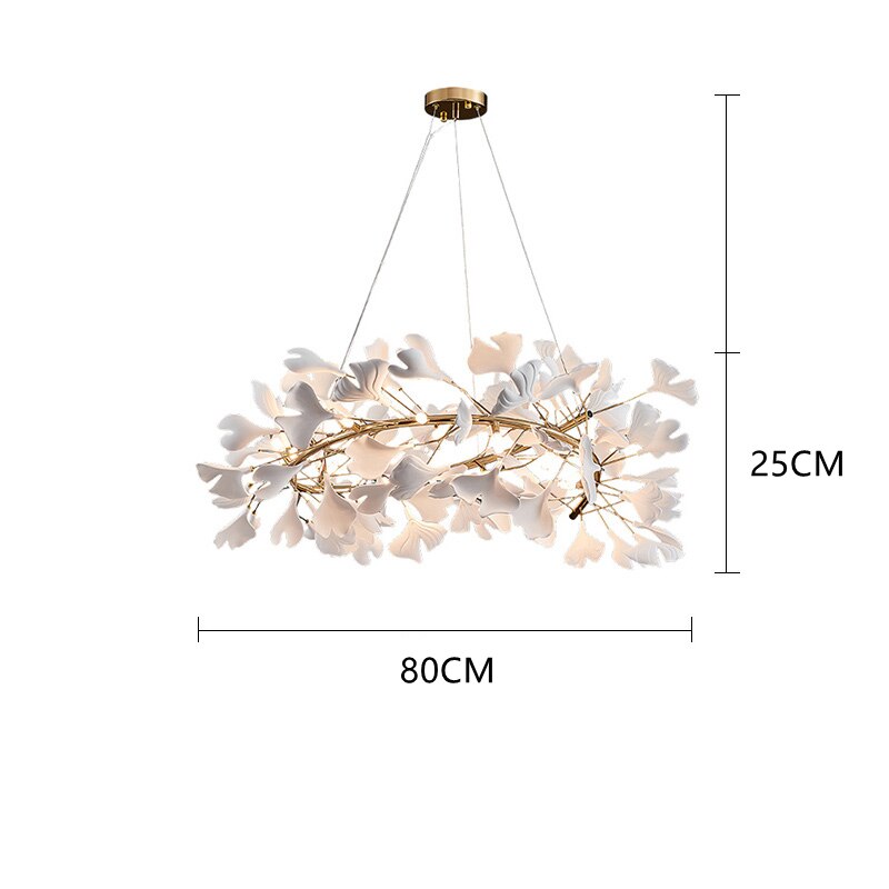 ChandeliersDecor.com-Kitchen Island-Leaf Chandelier: Stunning Lighting Fixture