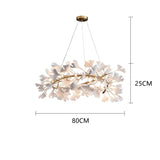 ChandeliersDecor.com-Kitchen Island-Leaf Chandelier: Stunning Lighting Fixture