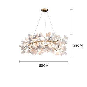 ChandeliersDecor.com-Kitchen Island-Leaf Chandelier: Stunning Lighting Fixture