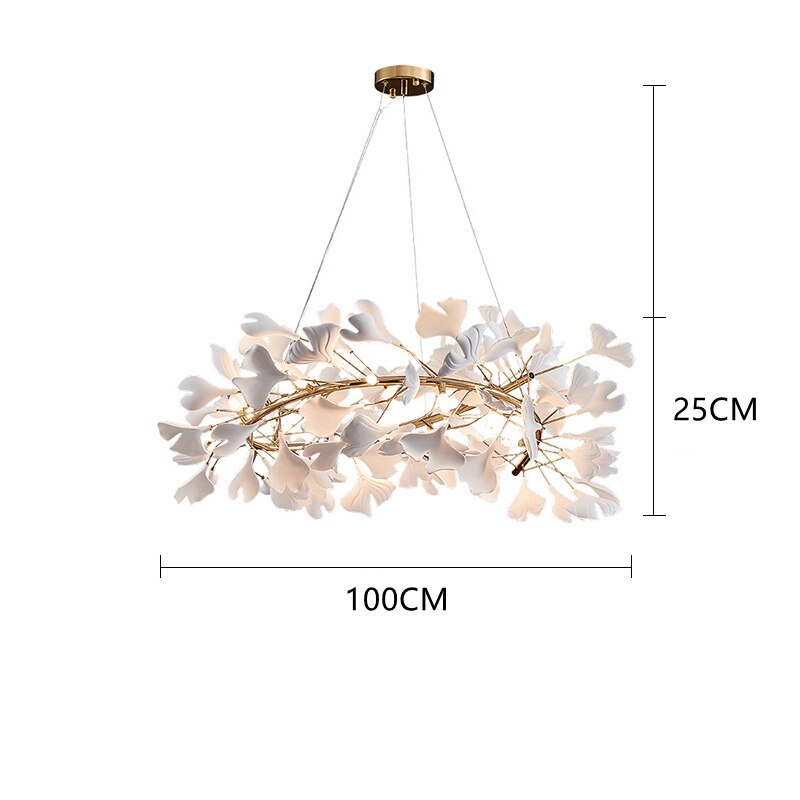 ChandeliersDecor.com-Kitchen Island-Leaf Chandelier: Stunning Lighting Fixture