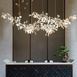 ChandeliersDecor.com-Kitchen Island-Leaf Chandelier: Stunning Lighting Fixture