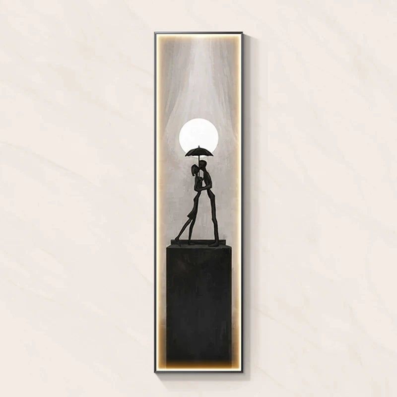 ChandeliersDecor.com-LED Wall Art-LED Abstract Lady Art Wall Lamp for Home Decoration