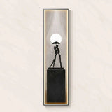 ChandeliersDecor.com-LED Wall Art-LED Abstract Lady Art Wall Lamp for Home Decoration