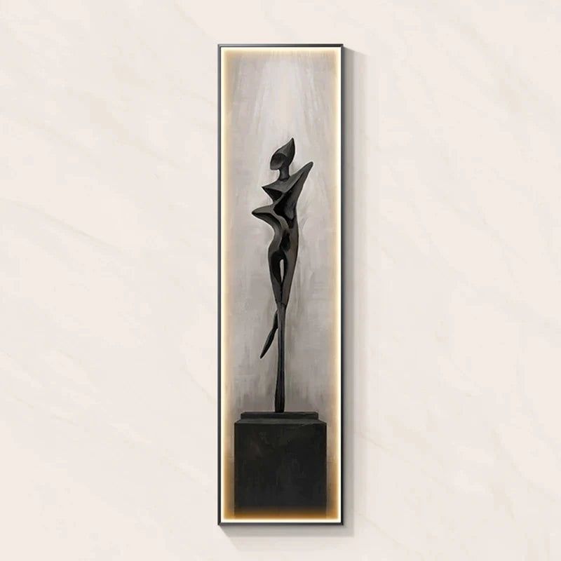 ChandeliersDecor.com-LED Wall Art-LED Abstract Lady Art Wall Lamp for Home Decoration