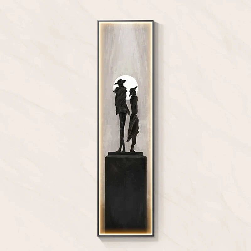 ChandeliersDecor.com-LED Wall Art-LED Abstract Lady Art Wall Lamp for Home Decoration