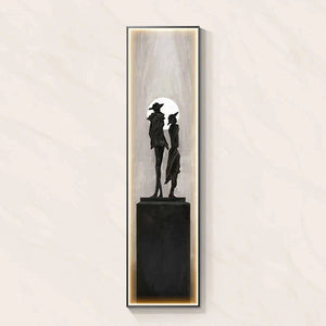 ChandeliersDecor.com-LED Wall Art-LED Abstract Lady Art Wall Lamp for Home Decoration