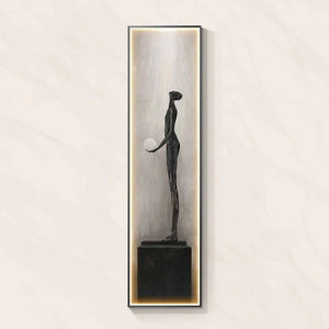ChandeliersDecor.com-LED Wall Art-LED Abstract Lady Art Wall Lamp for Home Decoration