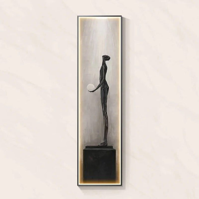 LED Abstract Lady Art Wall Lamp for Home Decoration-ChandeliersDecor.com