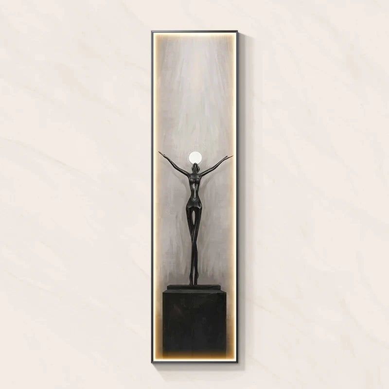ChandeliersDecor.com-LED Wall Art-LED Abstract Lady Art Wall Lamp for Home Decoration