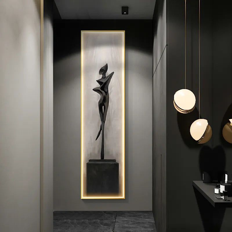 ChandeliersDecor.com-LED Wall Art-LED Abstract Lady Art Wall Lamp for Home Decoration