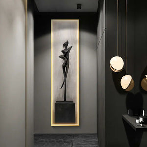 ChandeliersDecor.com-LED Wall Art-LED Abstract Lady Art Wall Lamp for Home Decoration