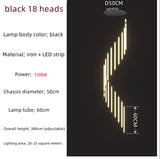 ChandeliersDecor.com-Chandeliers-LED Bars Staircase Chandelier: Illuminate Your Space