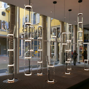 ChandeliersDecor.com-Chandeliers-LED Glass Chandelier Lighting for Living Room Stair Hall