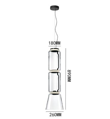 ChandeliersDecor.com-Chandeliers-LED Glass Chandelier Lighting for Living Room Stair Hall