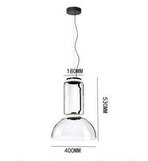 ChandeliersDecor.com-Chandeliers-LED Glass Chandelier Lighting for Living Room Stair Hall