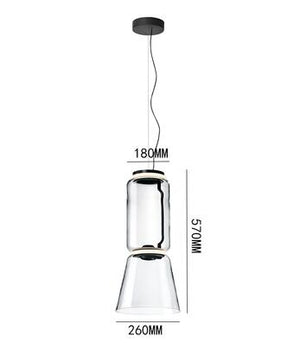 ChandeliersDecor.com-Chandeliers-LED Glass Chandelier Lighting for Living Room Stair Hall