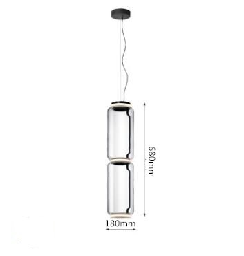 ChandeliersDecor.com-Chandeliers-LED Glass Chandelier Lighting for Living Room Stair Hall