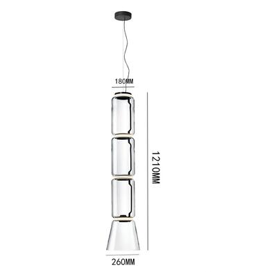 ChandeliersDecor.com-Chandeliers-LED Glass Chandelier Lighting for Living Room Stair Hall