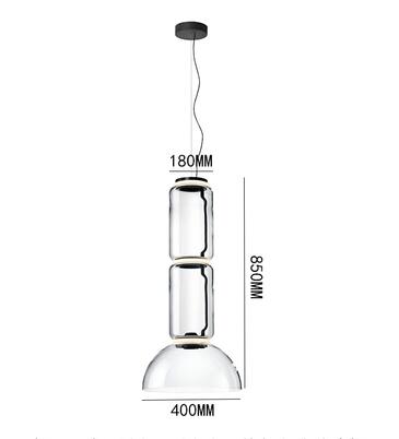 ChandeliersDecor.com-Chandeliers-LED Glass Chandelier Lighting for Living Room Stair Hall