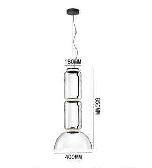 ChandeliersDecor.com-Chandeliers-LED Glass Chandelier Lighting for Living Room Stair Hall