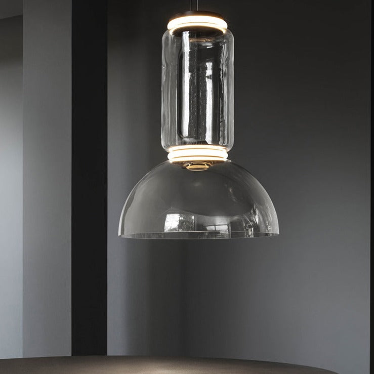 ChandeliersDecor.com-Chandeliers-LED Glass Chandelier Lighting for Living Room Stair Hall