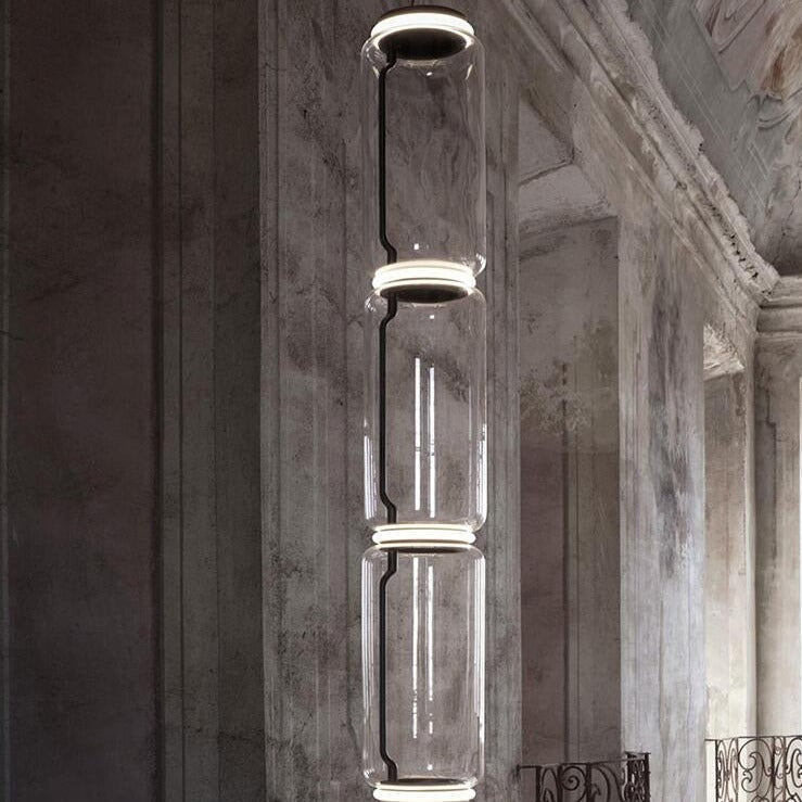 ChandeliersDecor.com-Chandeliers-LED Glass Chandelier Lighting for Living Room Stair Hall