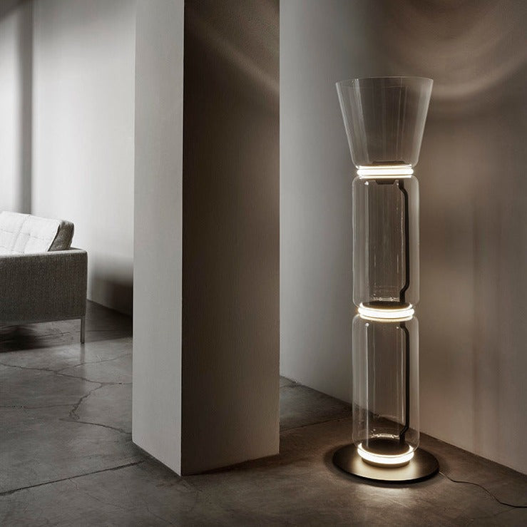 ChandeliersDecor.com-Floor Lamp-LED Glass Floor Lamp Lighting for Living Room