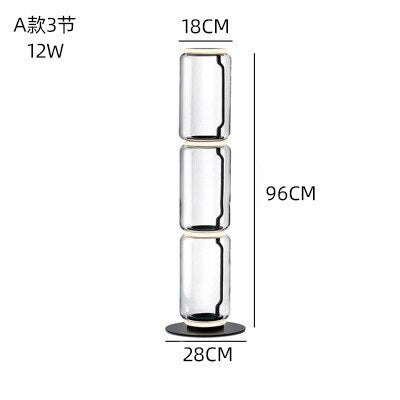 ChandeliersDecor.com-Floor Lamp-LED Glass Floor Lamp Lighting for Living Room