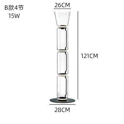 ChandeliersDecor.com-Floor Lamp-LED Glass Floor Lamp Lighting for Living Room