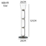 ChandeliersDecor.com-Floor Lamp-LED Glass Floor Lamp Lighting for Living Room