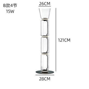 ChandeliersDecor.com-Floor Lamp-LED Glass Floor Lamp Lighting for Living Room
