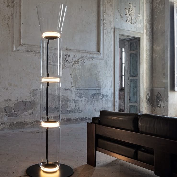 LED Glass Floor Lamp Lighting for Living Room-ChandeliersDecor.com