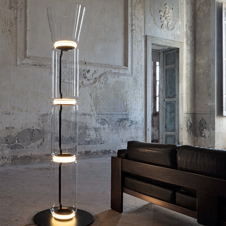 ChandeliersDecor.com-Floor Lamp-LED Glass Floor Lamp Lighting for Living Room