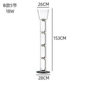ChandeliersDecor.com-Floor Lamp-LED Glass Floor Lamp Lighting for Living Room