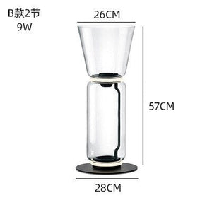 ChandeliersDecor.com-Floor Lamp-LED Glass Floor Lamp Lighting for Living Room