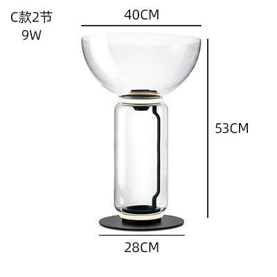 ChandeliersDecor.com-Floor Lamp-LED Glass Floor Lamp Lighting for Living Room