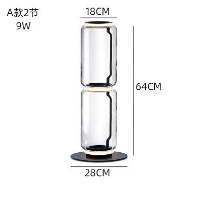 ChandeliersDecor.com-Floor Lamp-LED Glass Floor Lamp Lighting for Living Room