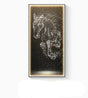 ChandeliersDecor.com-LED Wall Art-LED Horse Painting - Italian Abstract Decoration