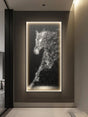 ChandeliersDecor.com-LED Wall Art-LED Horse Painting - Italian Abstract Decoration