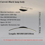 ChandeliersDecor.com-Kitchen Island-LED Long Chandelier for Dining Room, Kitchen