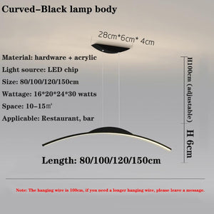 ChandeliersDecor.com-Kitchen Island-LED Long Chandelier for Dining Room, Kitchen