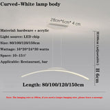 ChandeliersDecor.com-Kitchen Island-LED Long Chandelier for Dining Room, Kitchen