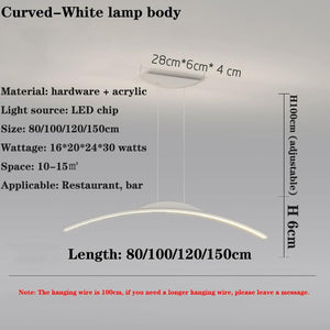 ChandeliersDecor.com-Kitchen Island-LED Long Chandelier for Dining Room, Kitchen