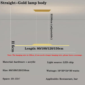 ChandeliersDecor.com-Kitchen Island-LED Long Chandelier for Dining Room, Kitchen