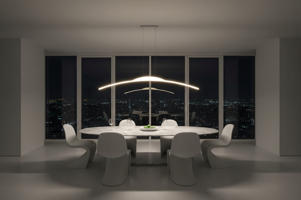 LED Long Chandelier for Dining Room, Kitchen-ChandeliersDecor.com