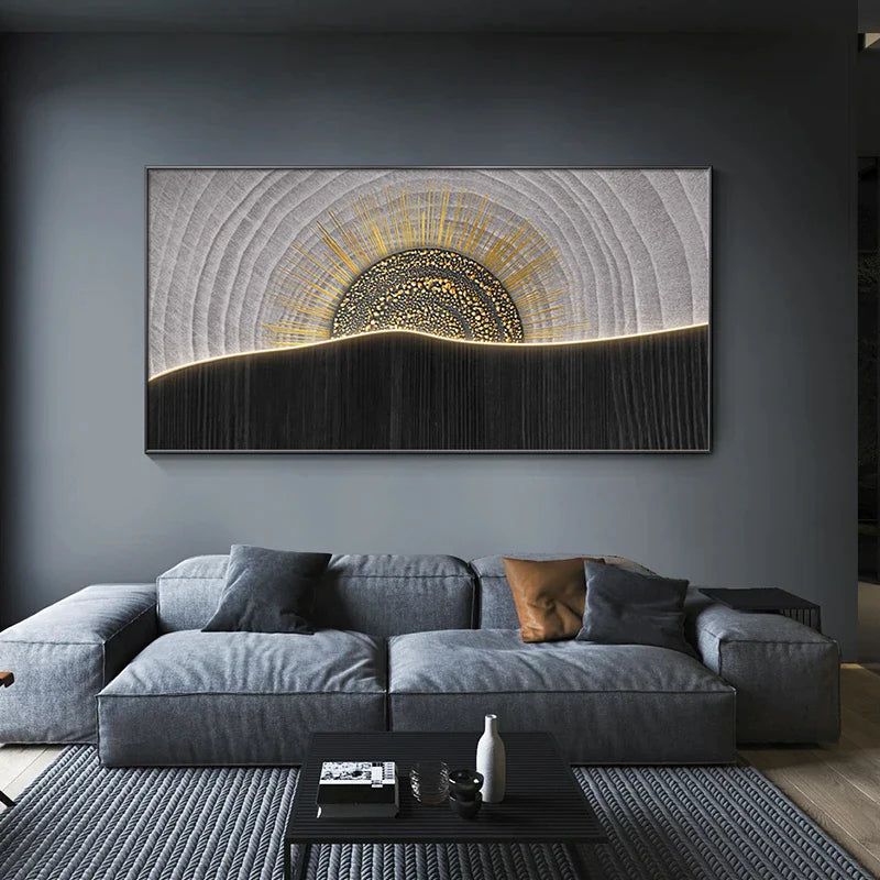 ChandeliersDecor.com-LED Wall Art-LED Moon Wall Hanging Lamp - Creative and Modern Design
