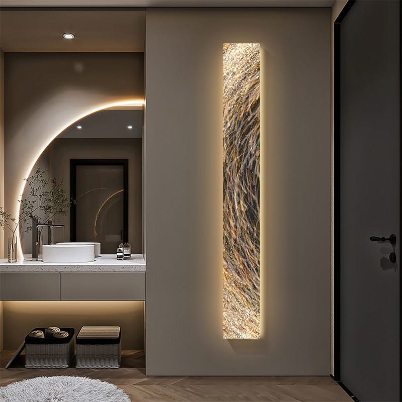 LED Panel Wall Lamp - Abstract Indoor Light Fixture-ChandeliersDecor.com