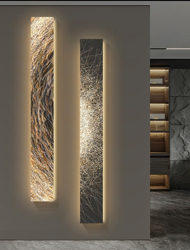 ChandeliersDecor.com-LED Wall Art-LED Panel Wall Lamp - Abstract Indoor Light Fixture