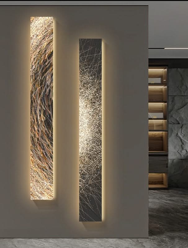 LED Panel Wall Lamp - Abstract Indoor Light Fixture-ChandeliersDecor.com